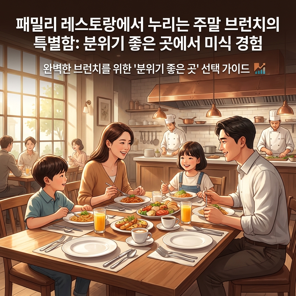 완벽한 브런치를 위한 '분위기 좋은 곳' 선택 가이드