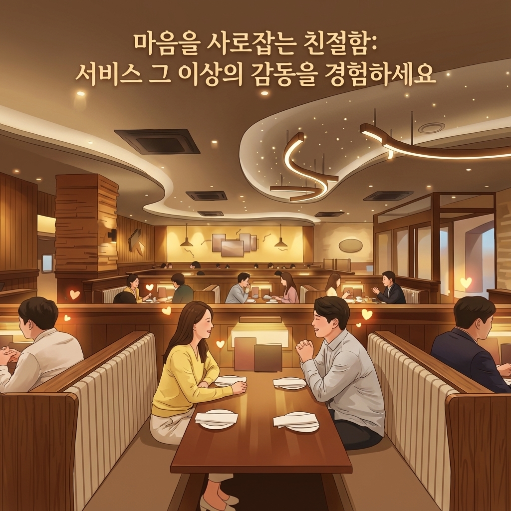 마음을 사로잡는 친절함: 서비스 그 이상의 감동을 경험하세요