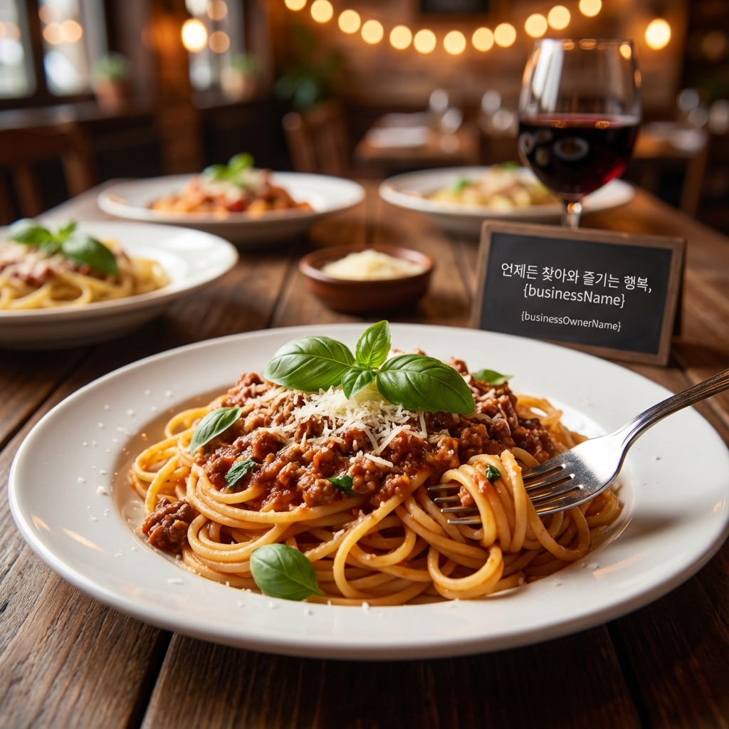 미식의 즐거움, 정통 이탈리아 요리의 향연