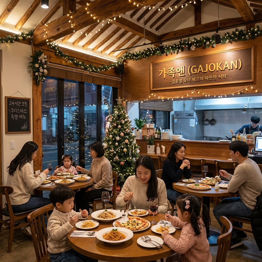 24시간 열려있는 따뜻함, 가족앤의 크리스마스 매력