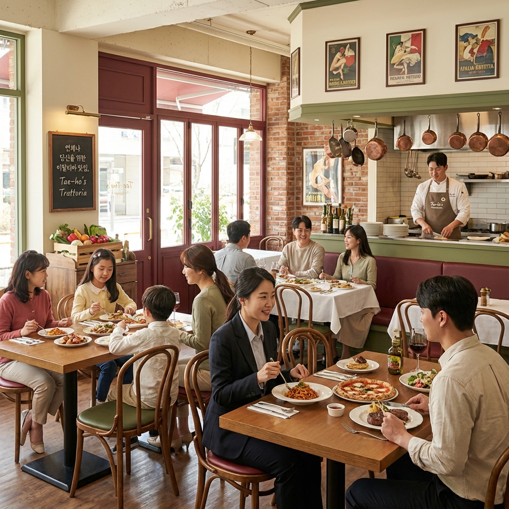 아침부터 심야까지, 언제나 당신을 위한 이탈리아 맛집! {businessName}