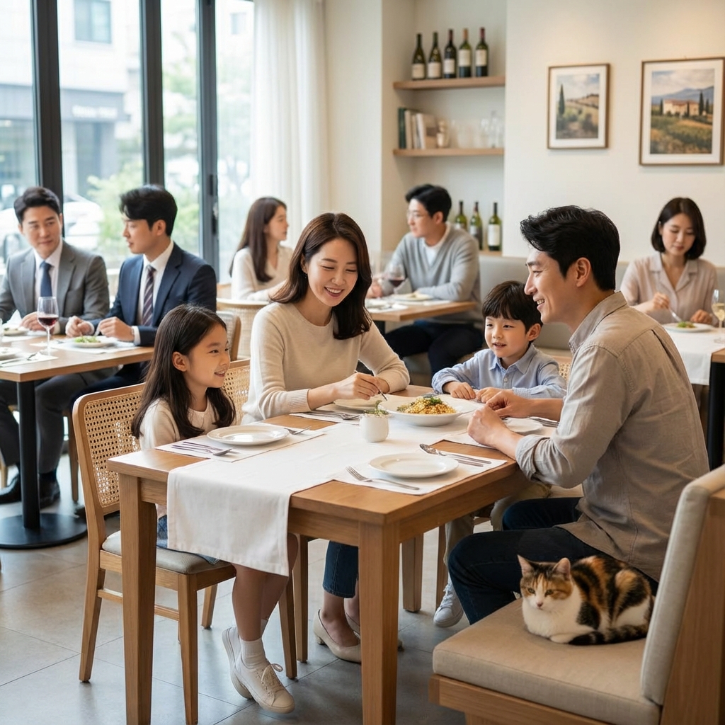 가족 모두를 위한 완벽한 외식 공간