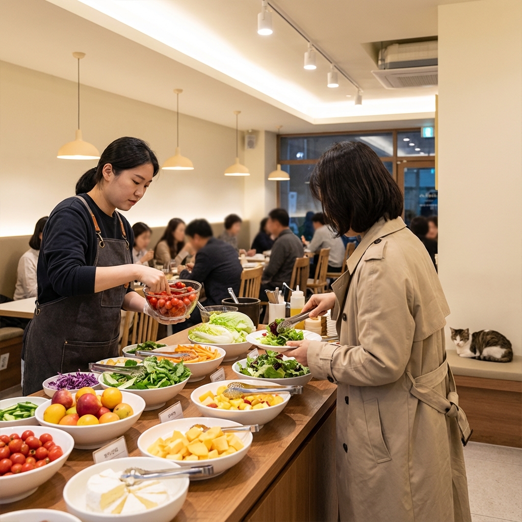 샐러드바 무한 리필? 신선함 가득 이탈리안 샐러드바 즐기기 - 프레시포크 군산점