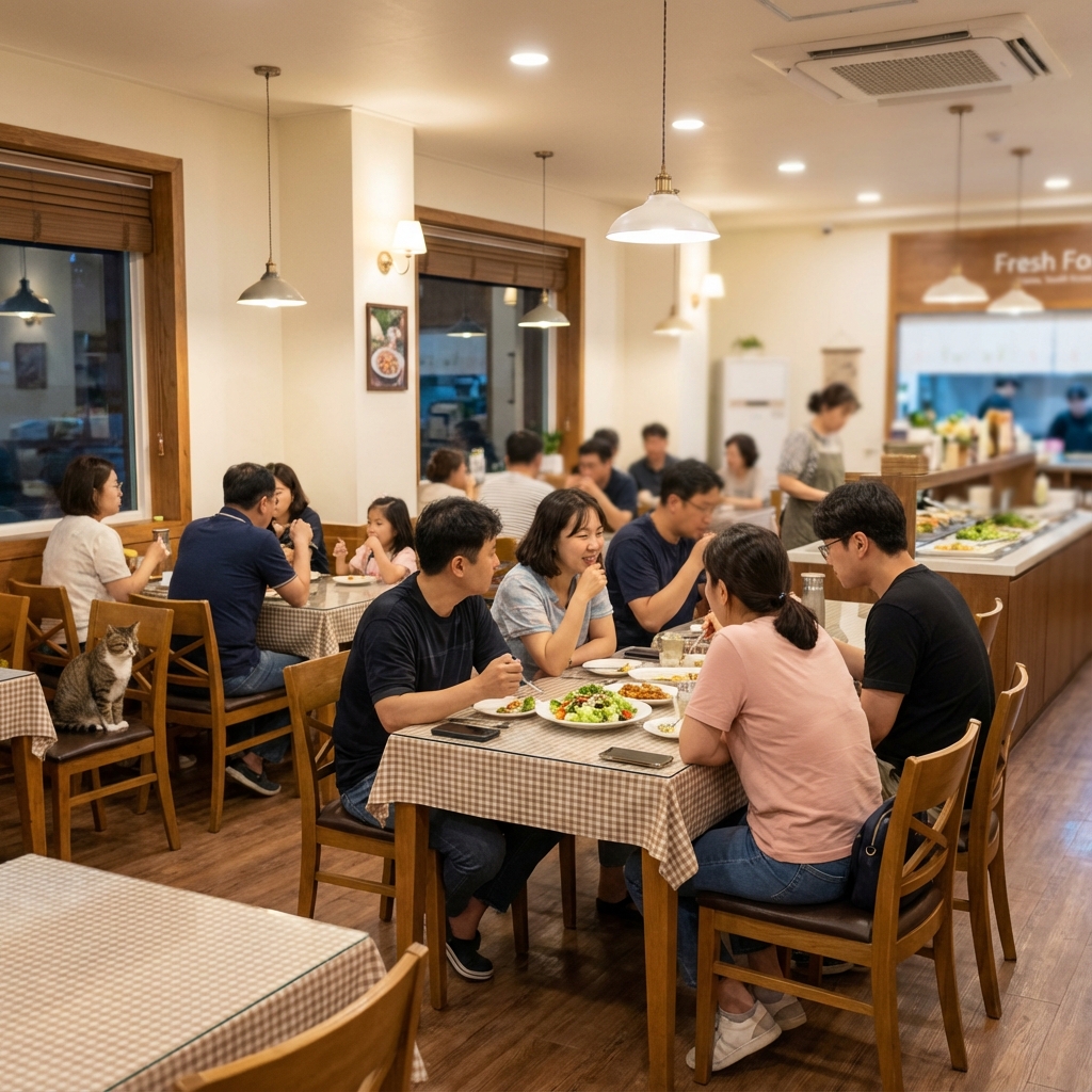편안함과 즐거움이 공존하는 공간: 군산 '프레시포크'