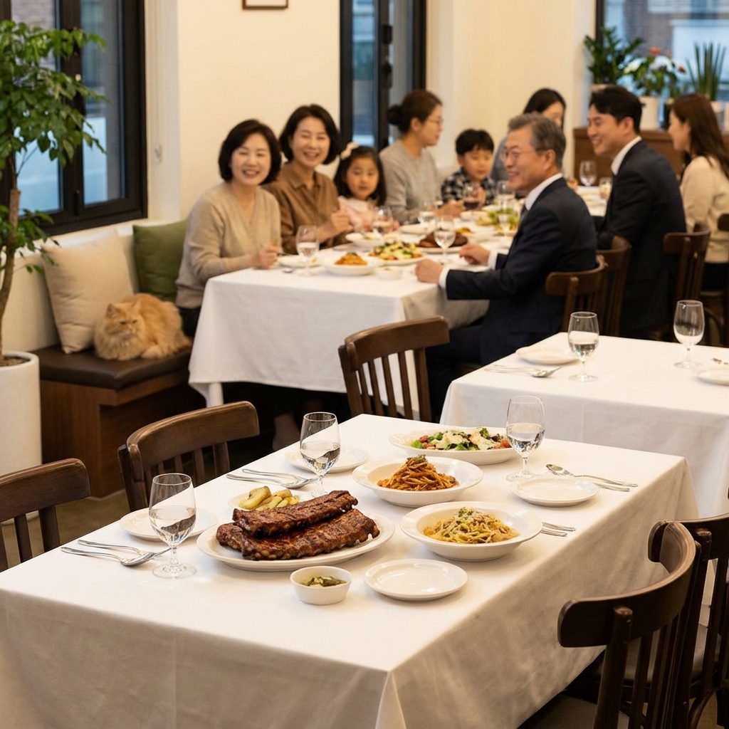 온 가족이 즐기는 미식의 향연