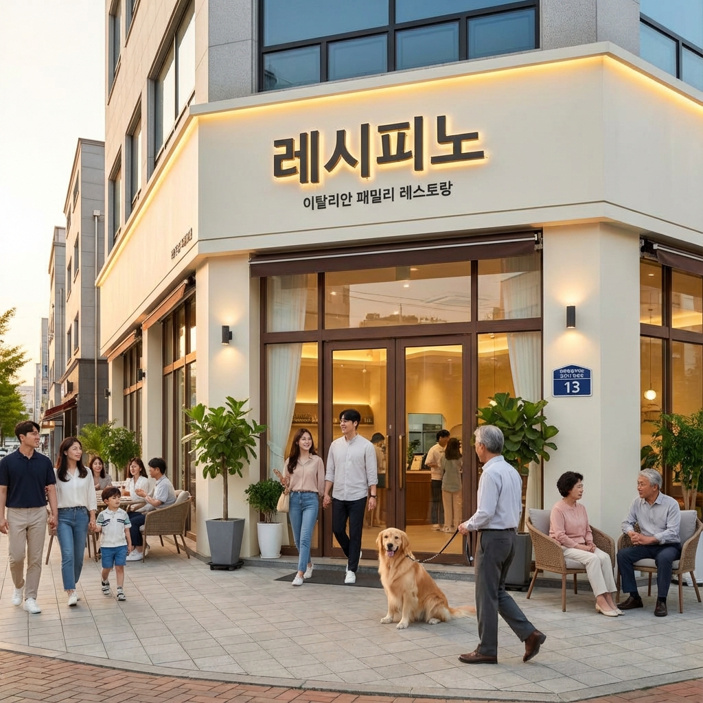 우리 가족을 위한 완벽한 외식 코스, 레시피노에서 즐기기