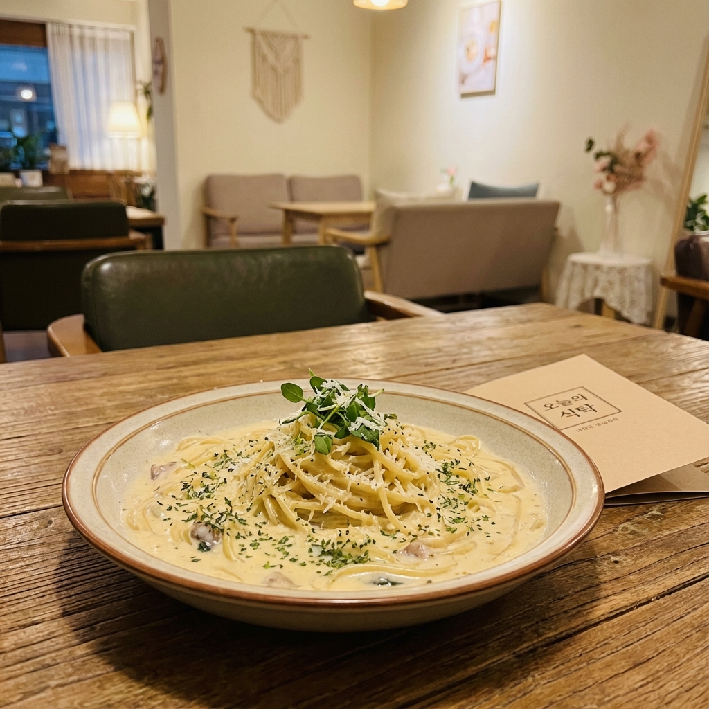 차별화된 맛의 비결: '오늘의 식탁' 크림파스타를 파헤치다
