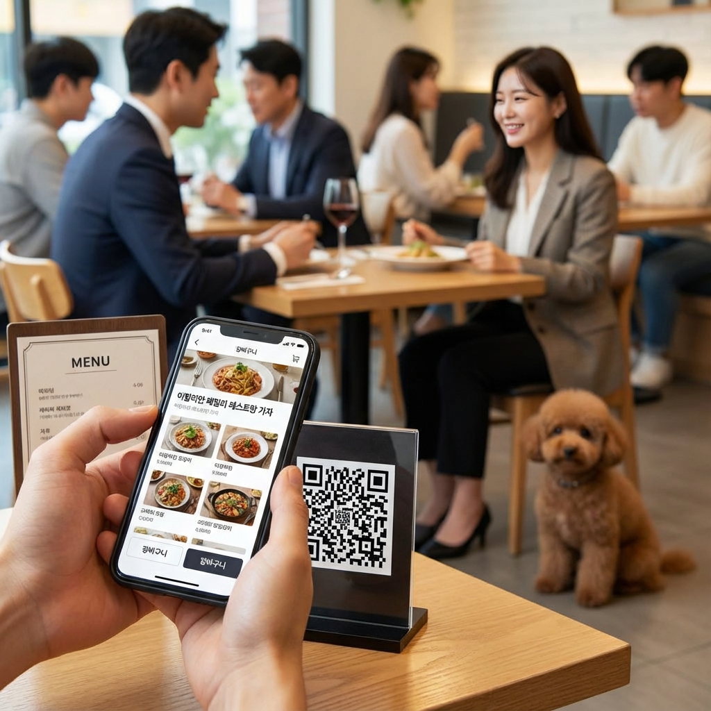 스마트한 미식 경험: QR 코드 주문 시스템의 편리함