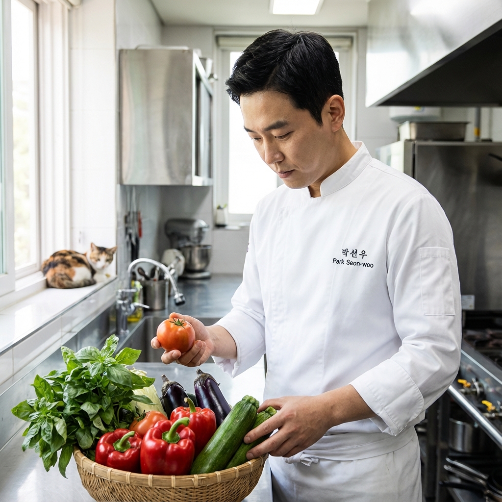 박선우 셰프가 엄선하는 '그라지아'의 식재료 선택 기준