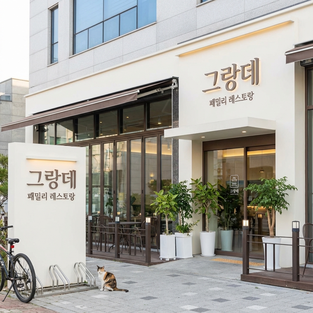 군산에서 만나는 프리미엄 미식 경험: 그랑데 패밀리 레스토랑