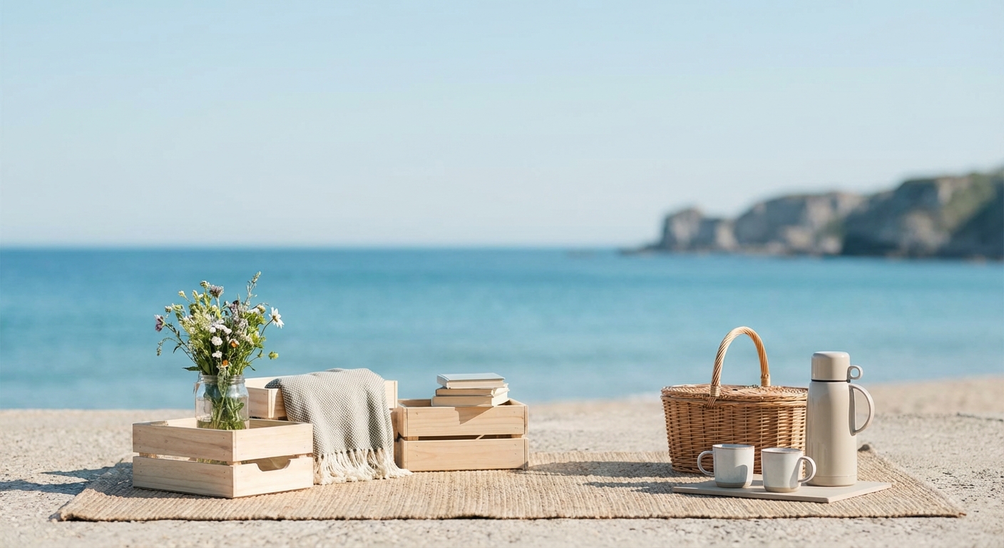 이국적인 유럽 감성, 고성 바다 피크닉