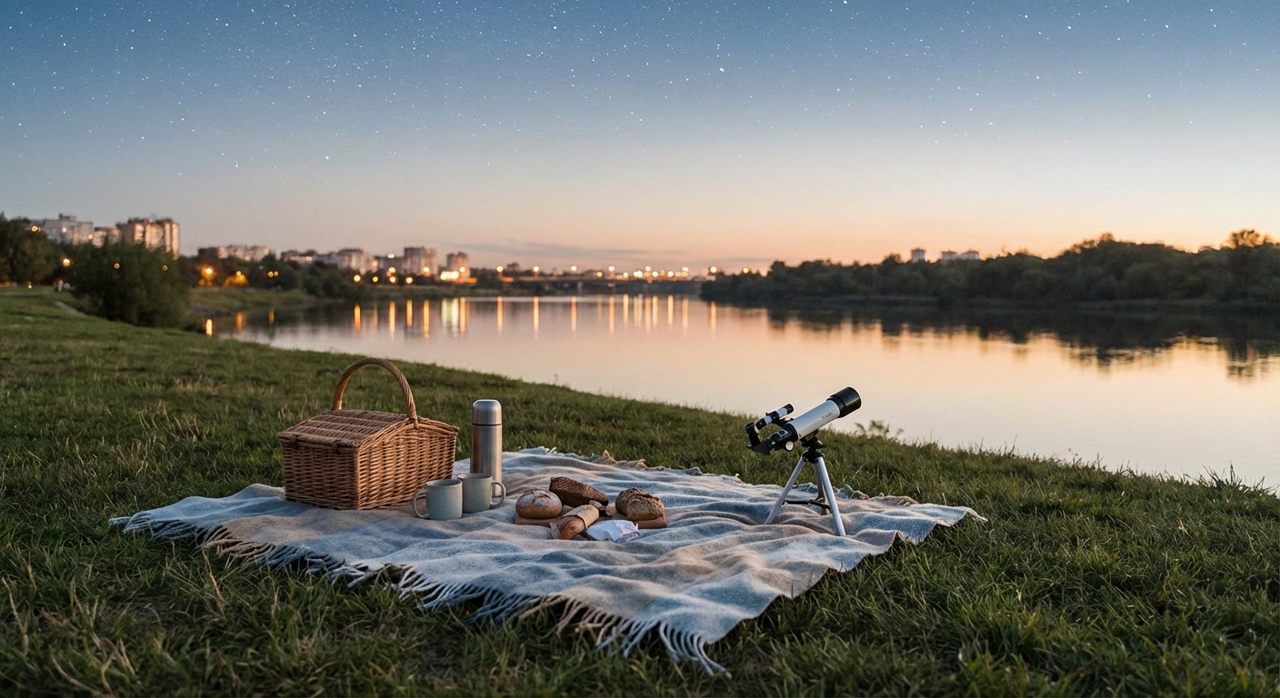 2. 도심 근교의 수변 공간: 물에 비친 별빛과 미식