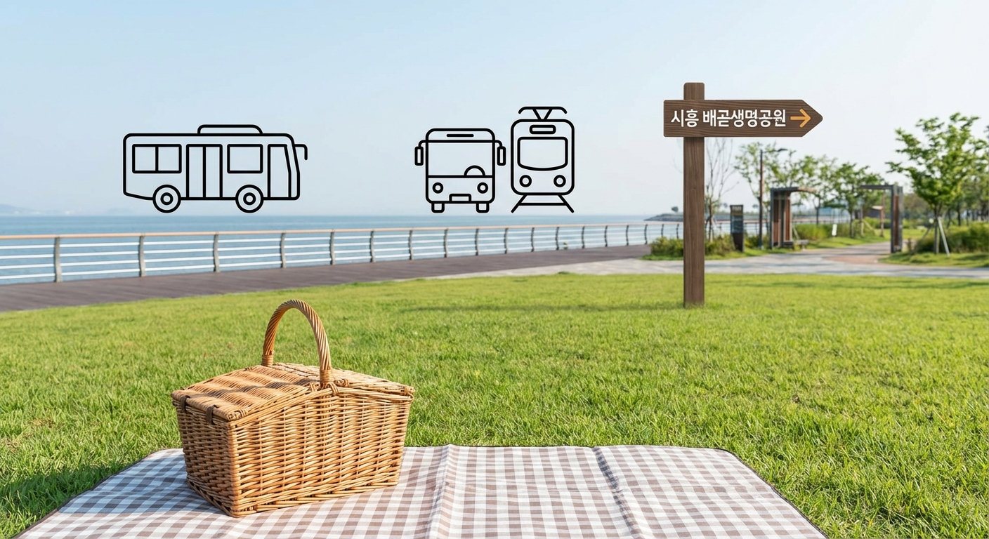 실전 추천: 바다와 공원이 만나는 '시흥 배곧생명공원'