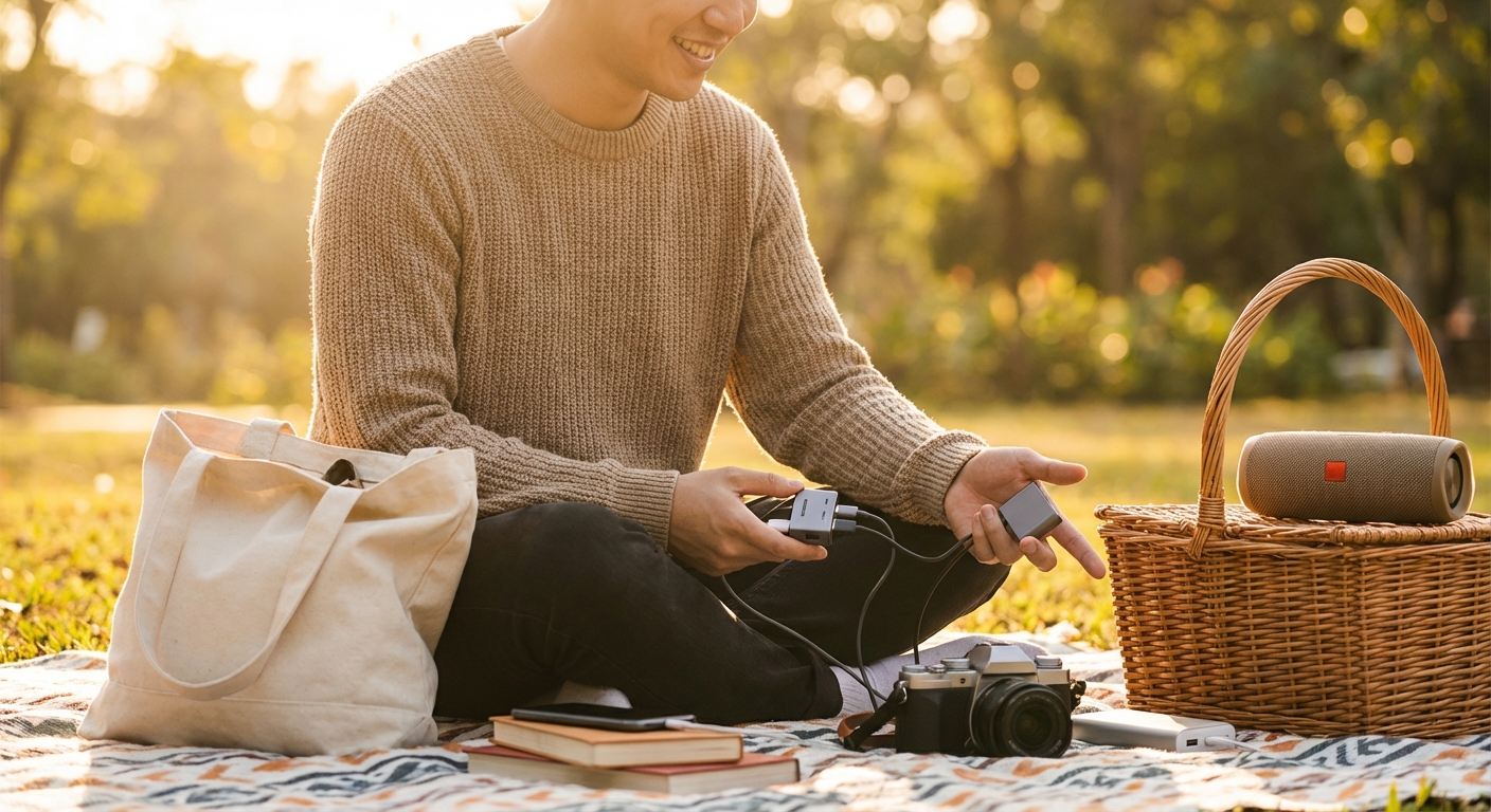 3. 감성 음악과 사진을 책임질 배터리 충전 전략