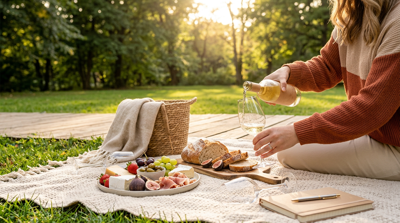 [J의 큐레이션] 평범한 피크닉 장소를 파인 다이닝으로 바꾸는 음료 & 와인 페어링