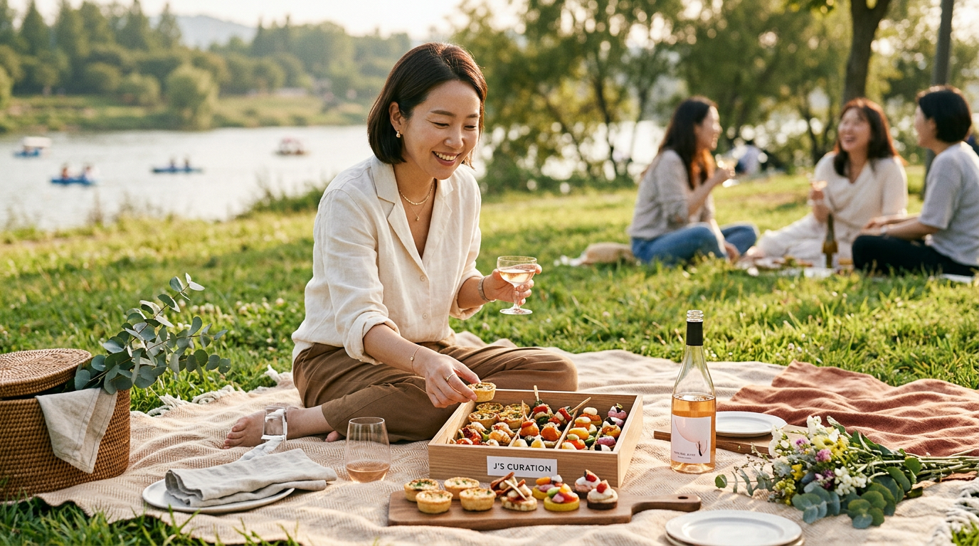 J가 제안하는 특별한 핑거 케이터링 & 페어링 서비스