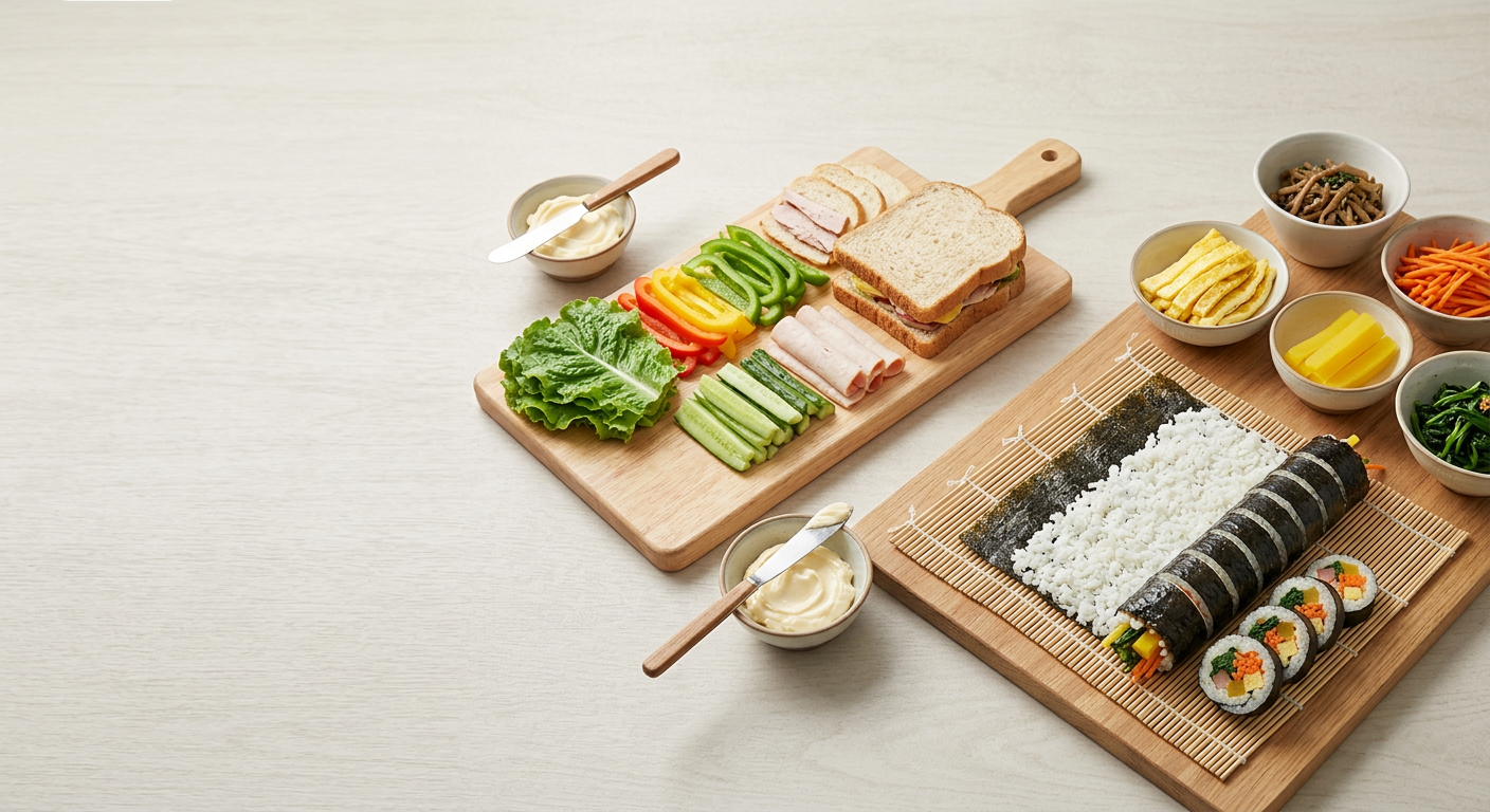 재료 준비부터 포장까지! 샌드위치 & 김밥 피크닉 메뉴 마스터 가이드