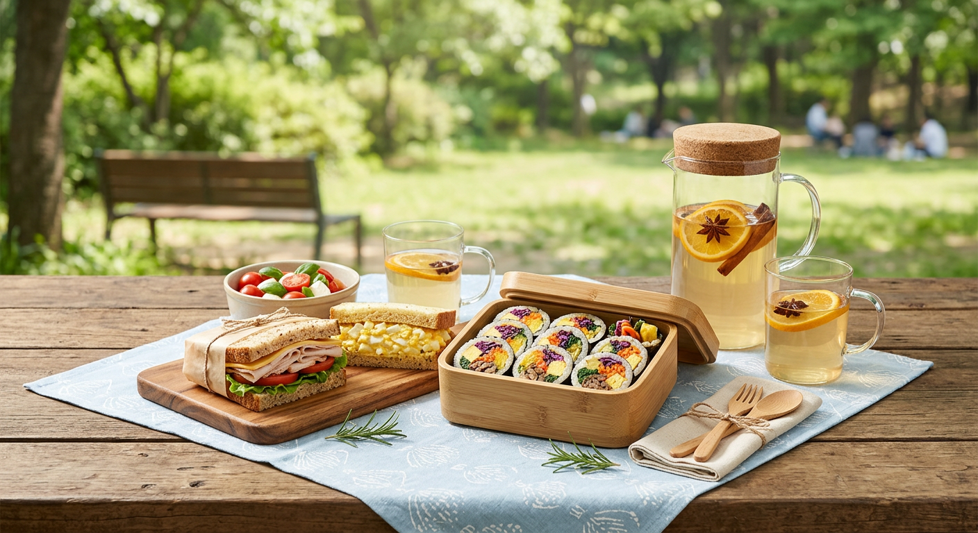 J가 전하는 자연 속 완벽한 피크닉의 매력