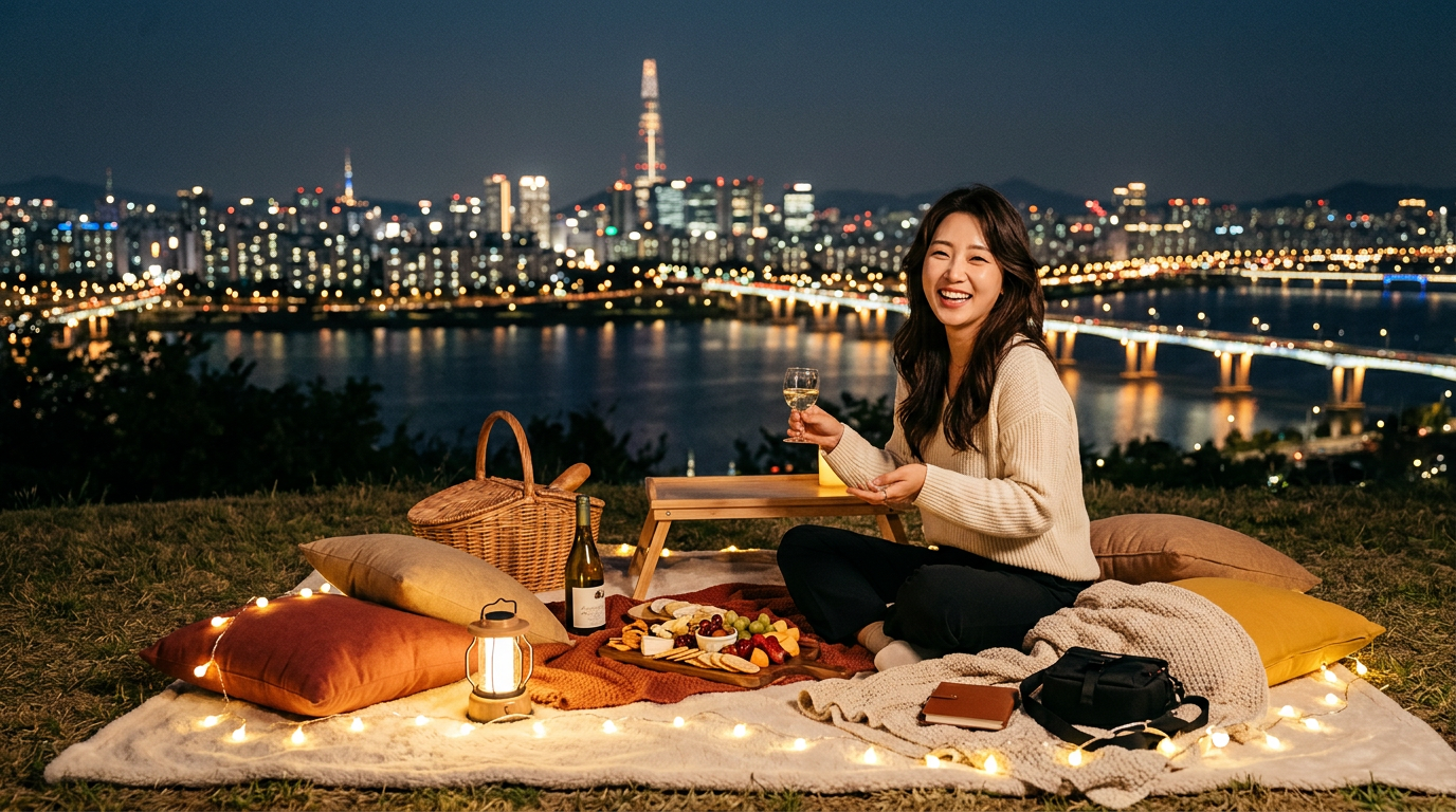 서울 야경 속 로맨틱 밤 피크닉: 낭만 연출 팁과 필수템 가이드