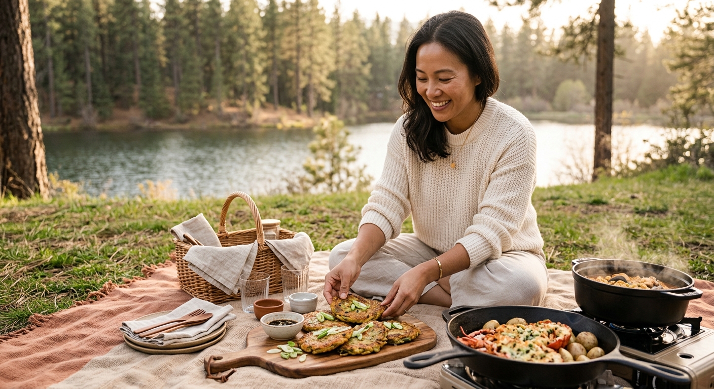초간단 메뉴와 완벽한 장소 선정