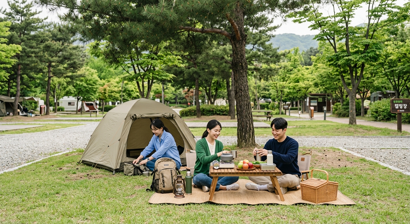 서울 근교에서 만나는 '피크닉 캠핑' 명소 4선