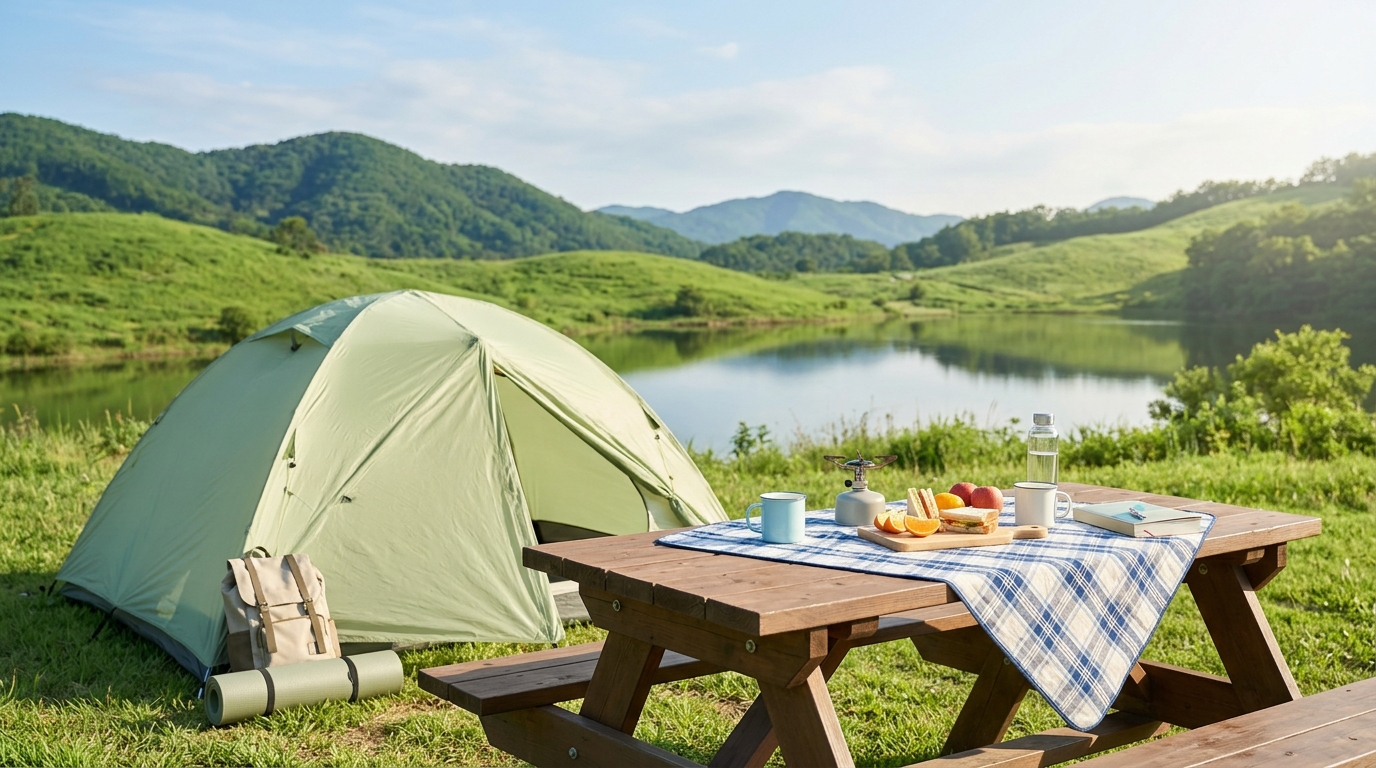 가벼운 마음으로 나만의 '캠크닉'을 시작해보세요