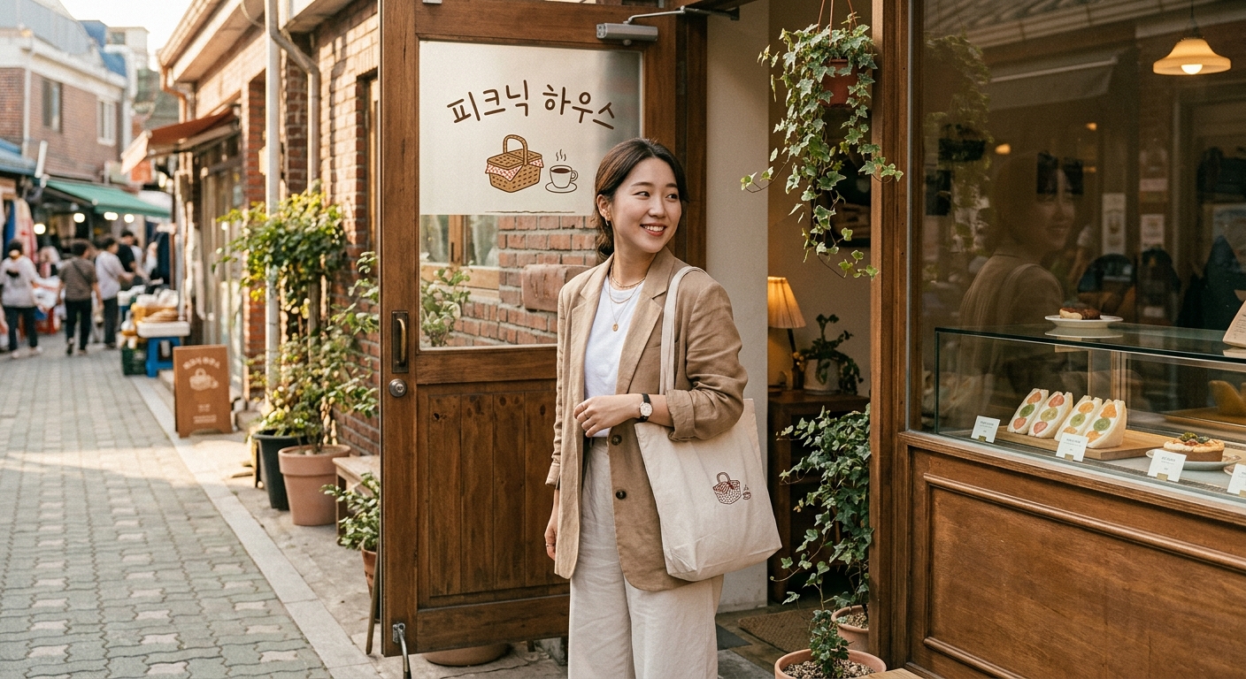 🥈 BEST 2. 유럽 감성 가득, 피크닉 가기 좋은 '망원 한강공원' 근처 카페