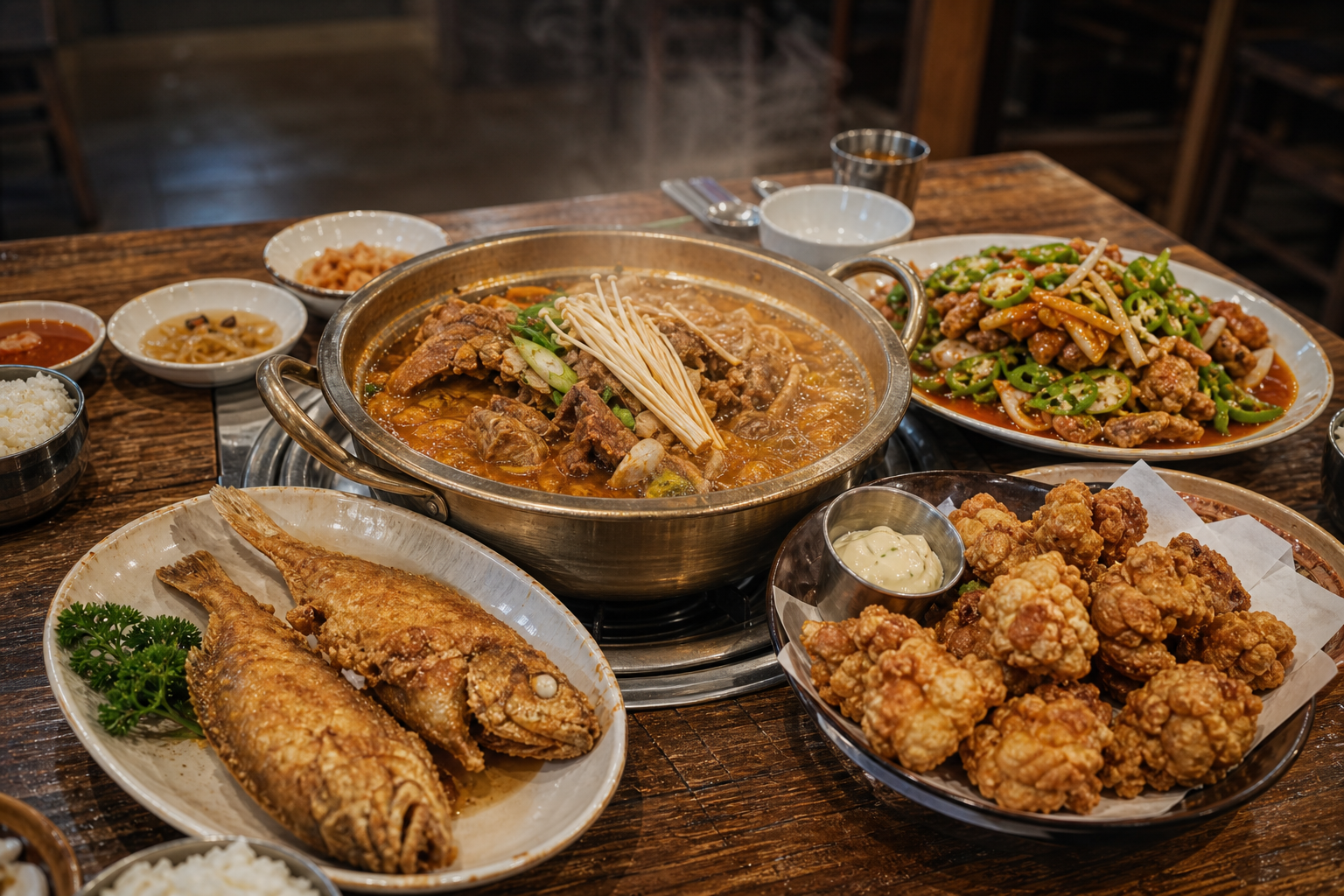 볼락, 치킨, 유린기가 공짜?! 양푼리모현점만의 푸짐한 덤 서비스