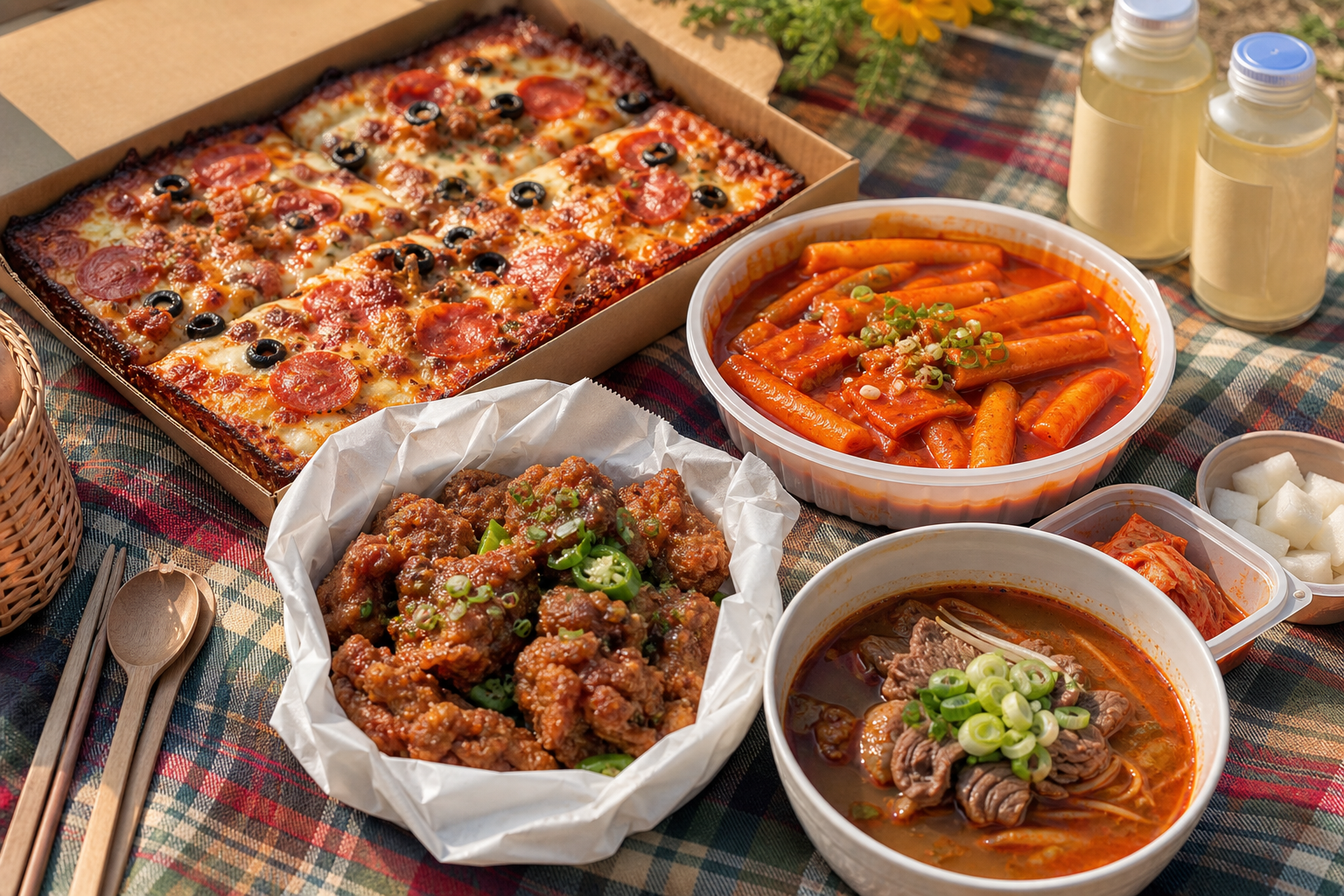 J의 가성비 & 맛 보장! 피크닉 배달 메뉴 꿀조합 3선