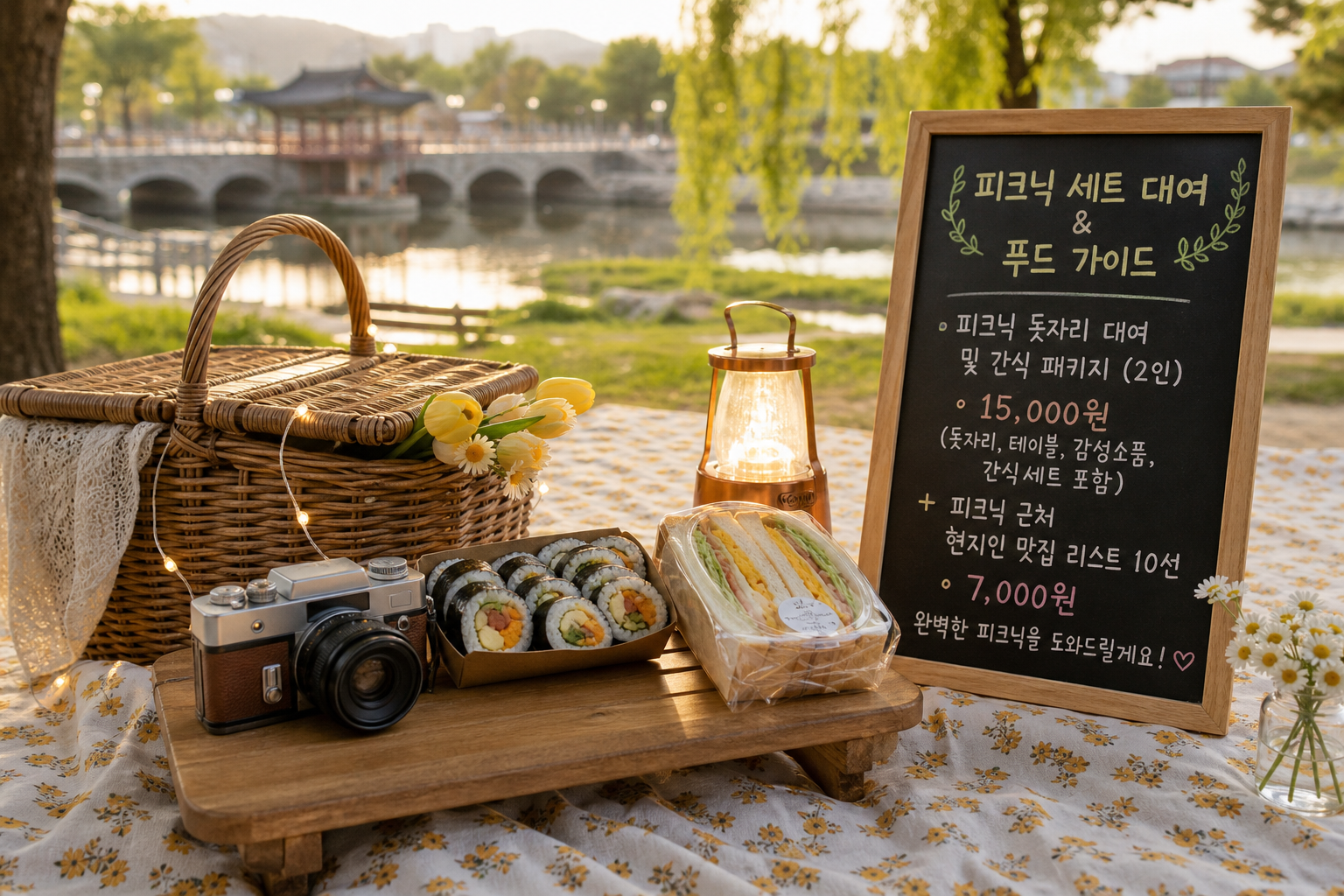 피크닉 코스 짜기 막막하시죠? J가 도와드릴게요!