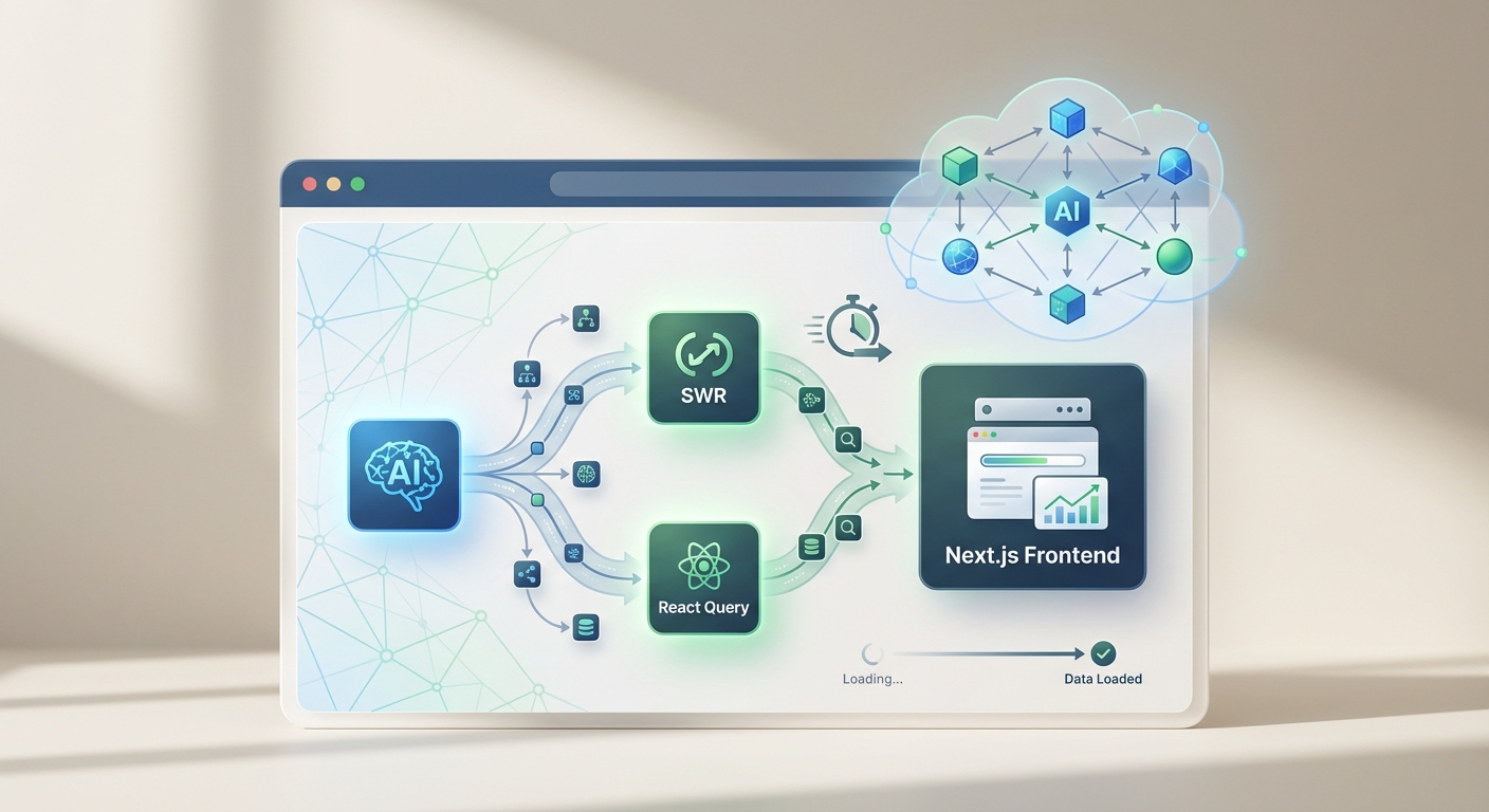Next.js 프론트엔드에서 AI API 호출 최적화: SWR과 React Query를 활용한 데이터 관리
