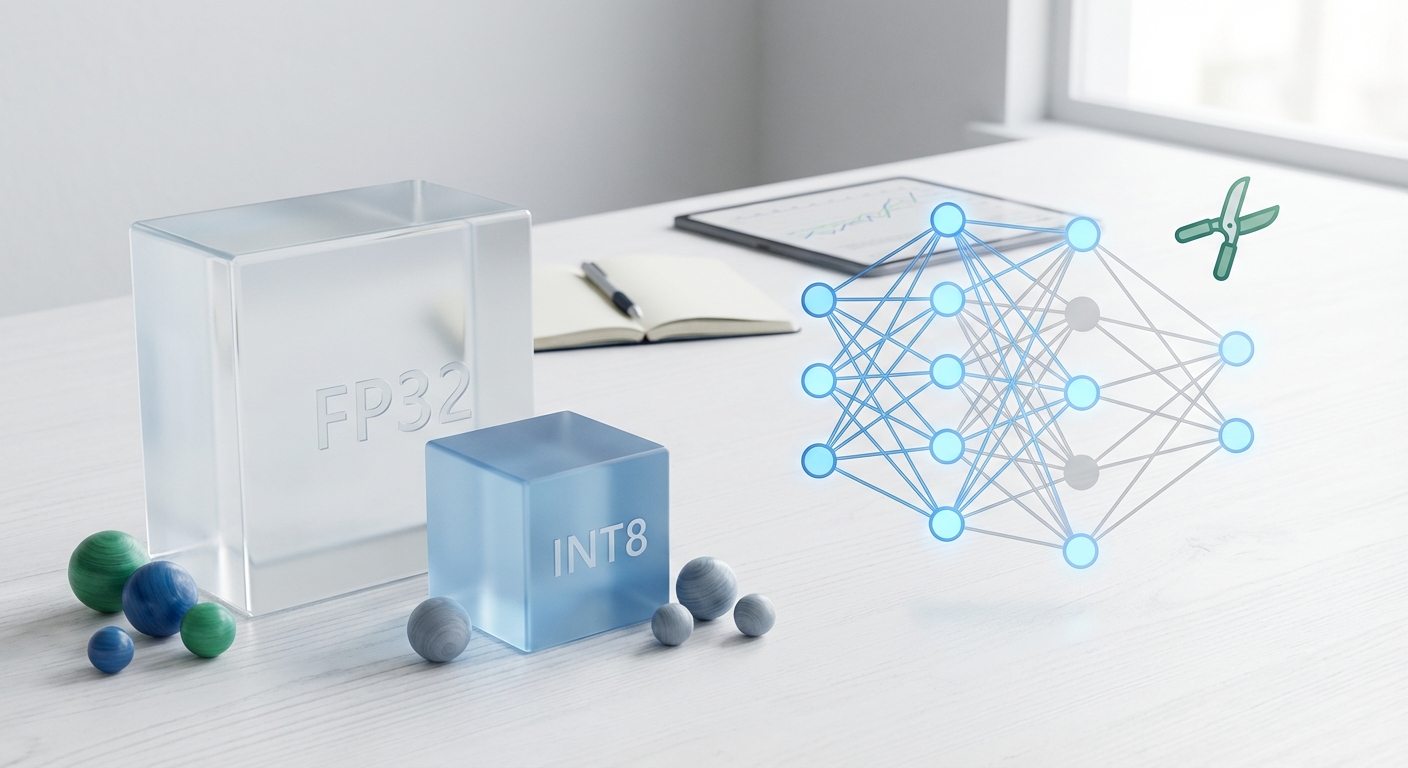 양자화(Quantization): 정밀도를 조정하여 효율성 극대화