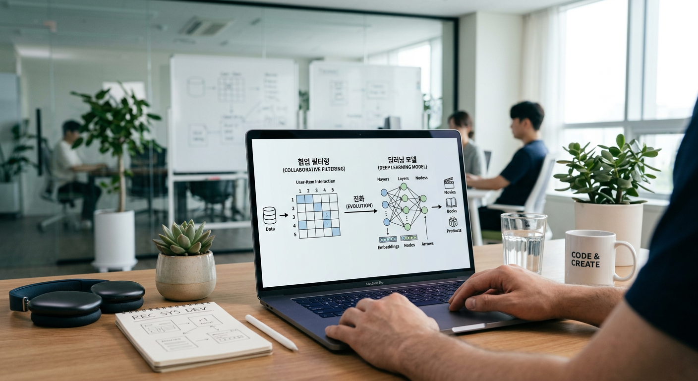 개발자를 위한 AI 기반 추천 시스템 구축: 협업 필터링부터 딥러닝 모델까지 실전 가이드